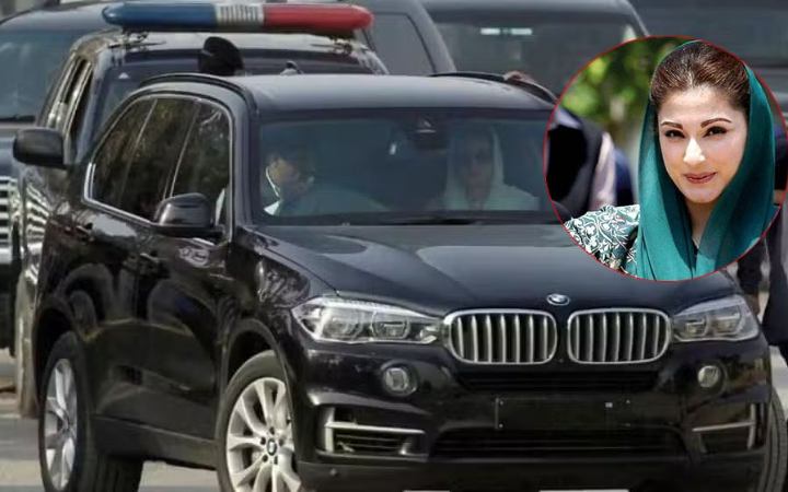 মরিয়ম নওয়াজের গাড়িতে আগুন