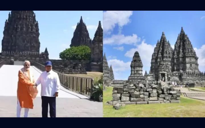 ইন্দোনেশিয়ার হাজার বছরের মন্দির পরিদর্শন করলেন মোদী