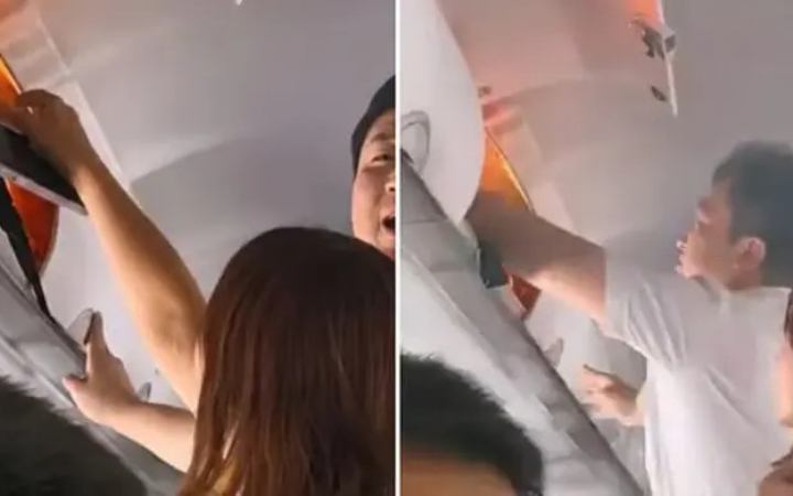 টীনে প্লেনের ভেতর হঠাৎ দাউ দাউ আগুন, ভিডিও ভাইরাল