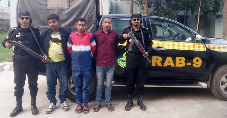 চা বাগানে ডাকাতির ঘটনায় গ্রেফতার ৩