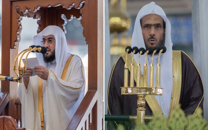 মসজিদে হারাম ও নববিতে আজ জুমার নামাজ পড়াবেন যারা