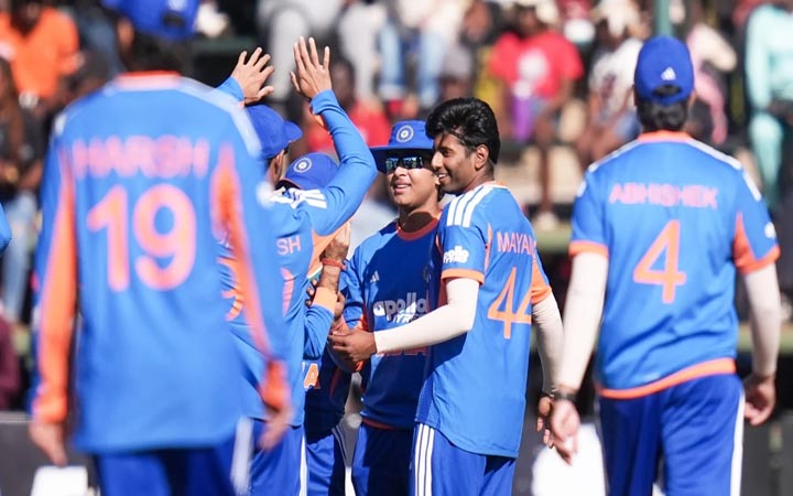 হারারেতেও ভারতের জয়, হোয়াইটওয়াশ জিম্বাবুয়ে