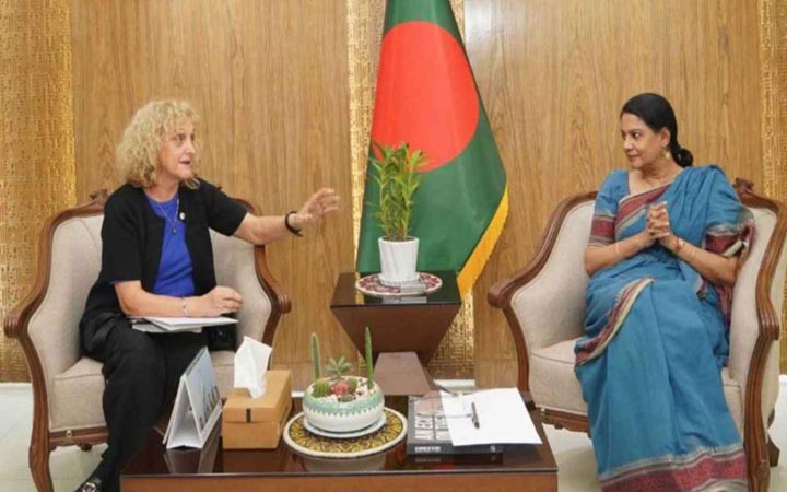 পরিবেশ উপদেষ্টার সঙ্গে ইউরোচেমের চেয়ারপারসনের সাক্ষাৎ