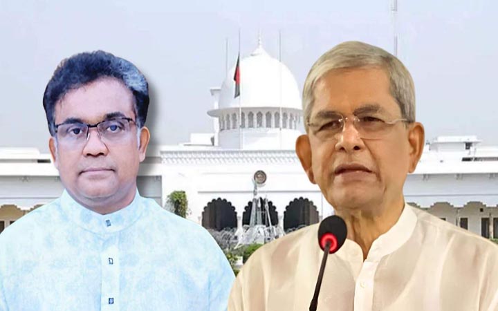 নবনির্বাচিত রাষ্ট্রপতি মির্জা ফখরুলকে জাবি উপাচার্যের শুভেচ্ছা