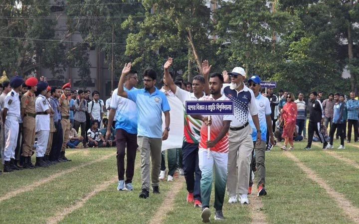 আন্তঃবিশ্ববিদ্যালয় অ্যাথলেটিক্সে যবিপ্রবির পাঁচ স্বর্ণ জয়