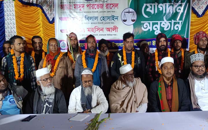 চুয়াডাঙ্গায় বিএনপি ও ইসলামী আন্দোলনের ৫৫ নেতাকর্মী যোগ দিলো জামায়াতে