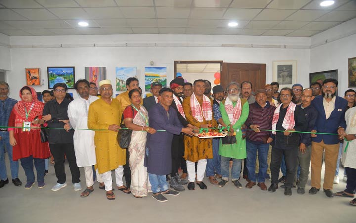 প্রাচ্যসংঘ যশোরে ইন্দো-বাংলা যৌথ চিত্র প্রদর্শনী শুরু