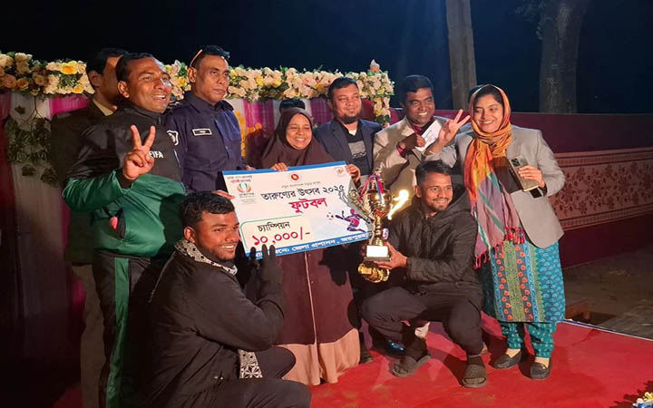 জয়পুরহাটে ক্রীড়া প্রতিযোগিতার পুরস্কার বিতরণী অনুষ্ঠিত