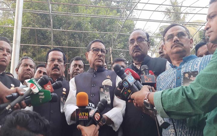 অপকর্ম করতে আবারও অবরোধ দিয়েছে বিএনপি: কাদের