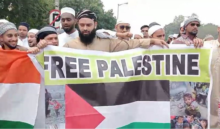 কলকাতায় ঈদের দিন স্বাধীন ফিলিস্তিনের দাবিতে মিছিল