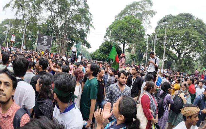 বৈষম্যবিরোধী ছাত্র আন্দোলনের ‘মার্চ টু ঢাকা’ কর্মসূচি আজ