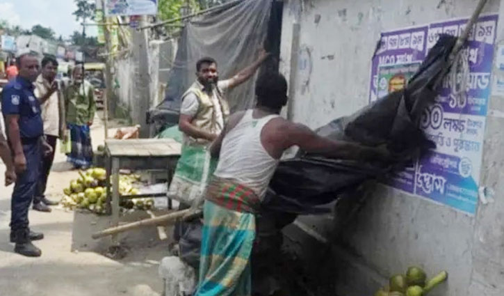 কুষ্টিয়ায় অর্ধশতাধিক স্থাপনা উচ্ছেদ করলো প্রশাসন