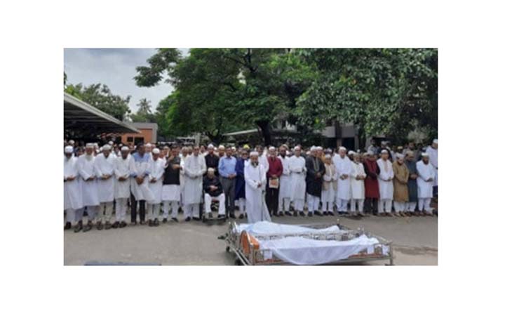 সংসদ সদস্য শাজাহান কামাল এবং উকিল আবদুস সাত্তারের নামাজে জানাজা অনুষ্ঠিত