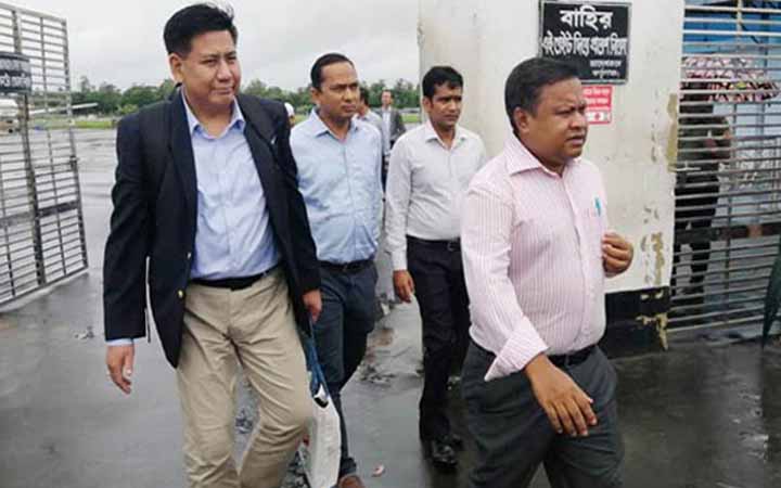 রোহিঙ্গা ক্যাম্প পরিদর্শনে  মিয়ানমারের  প্রতিনিধি দল