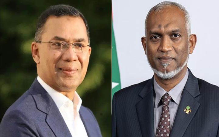 তারেক রহমানকে অভিনন্দন জানালেন মালদ্বীপের প্রেসিডেন্ট
