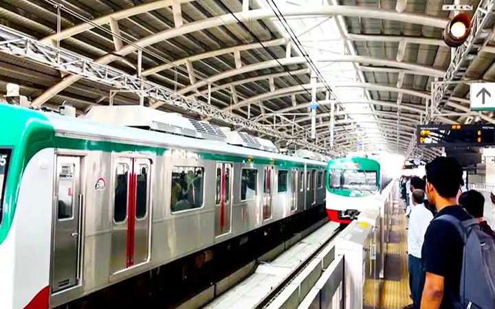 শুক্রবারও চলবে মেট্রোরেল