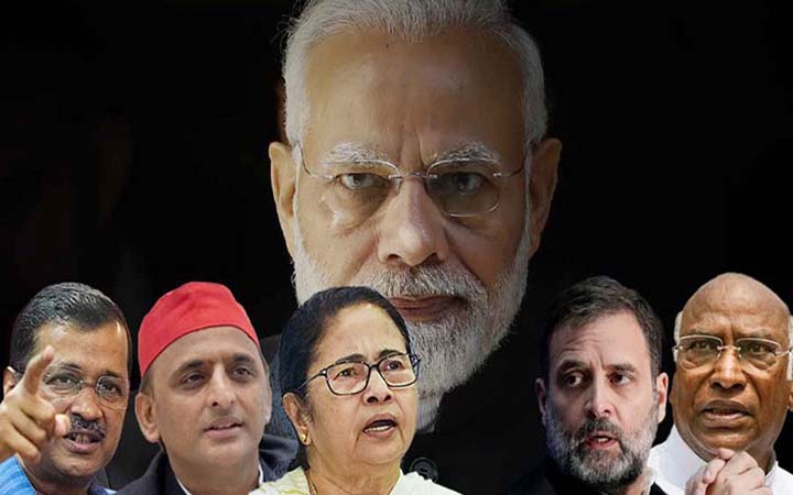 মোদির বিরুদ্ধে একজোট হতে বিরোধী দলগুলোর বৈঠক