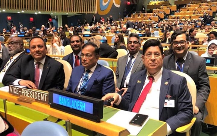 জাতিসংঘ পানি সম্মেলনের সহ-সভাপতি হলো বাংলাদেশ