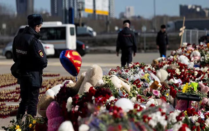 মস্কোয় কনসার্ট হলে হামলা: নিখোঁজ আরও ১৪৩ জন