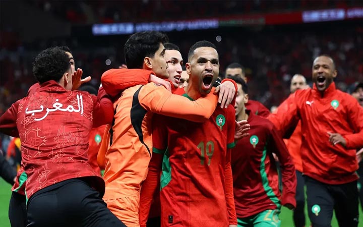 টাইব্রেকারে ইয়াসিন ‍বুনোর বীরত্বে ফাইনালে মরক্কো