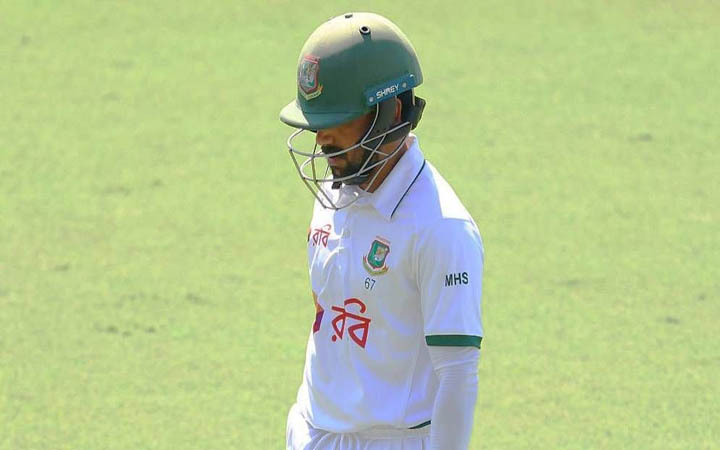 ফিফটির ১ রান আগে ফিরলেন মুমিনুল
