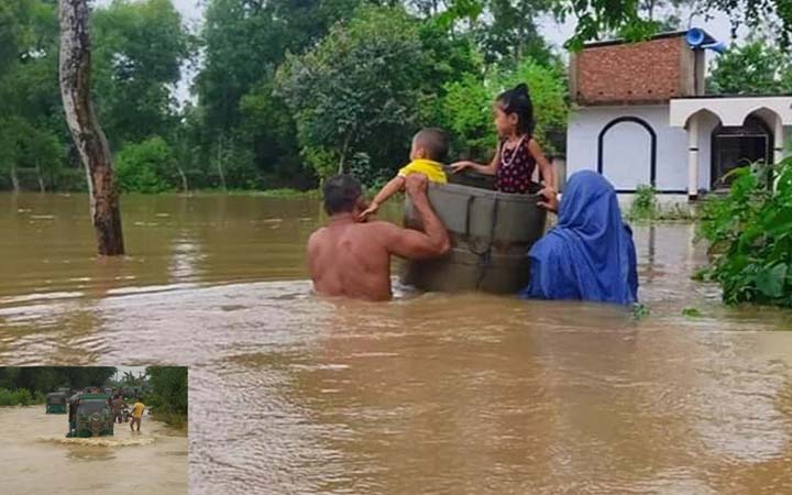 কমতে পারে বৃষ্টি, আগামী ২৪ ঘণ্টায় বন্যা পরিস্থিতির উন্নতির সম্ভাবনা