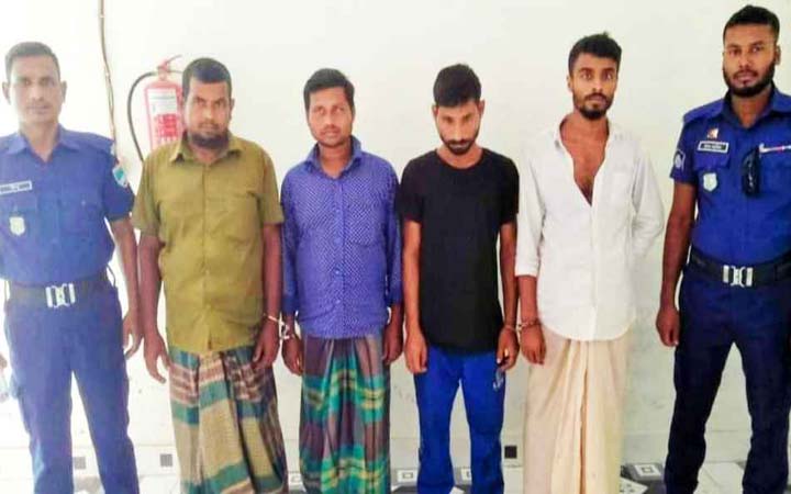 নড়াইলে সাজাপ্রাপ্ত ৪ আসামি গ্রেফতার