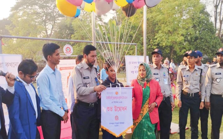 নড়াইলে মাদকবিরোধী প্রচারণামূলক ফুটবল ম্যাচ অনুষ্ঠিত