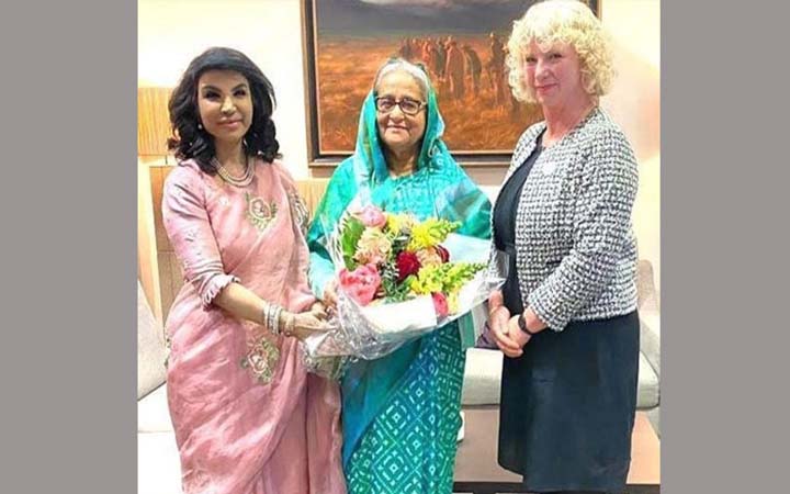 লন্ডনে পৌঁছেছেন প্রধানমন্ত্রী