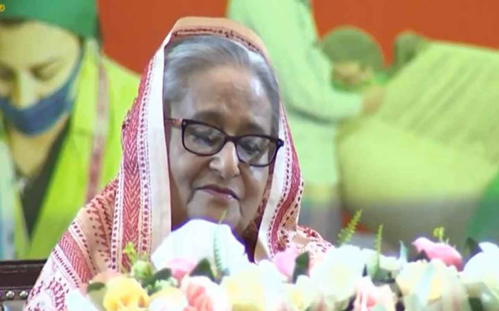 মে দিবসের আলোচনা সভায় প্রধানমন্ত্রী
