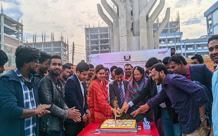 পাবিপ্রবির ট্যুরিজম এন্ড হসপিটালিটি ম্যানেজমেন্ট বিভাগের ৫ম প্রতিষ্ঠাবার্ষিকী উদযাপন