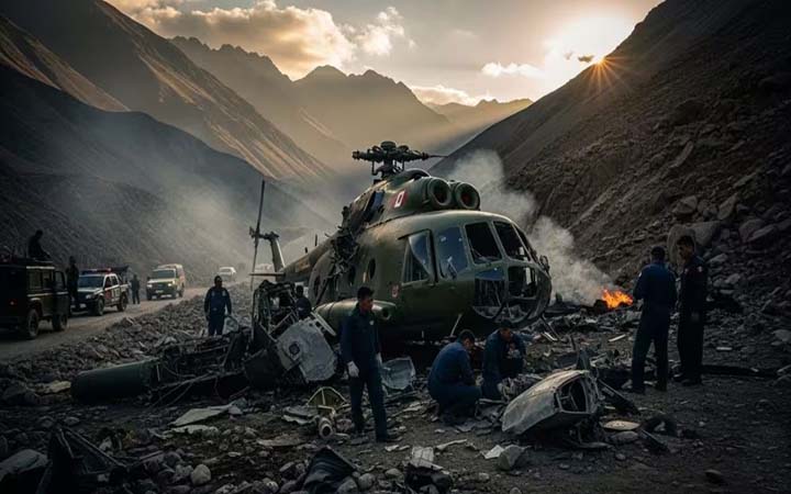 পেরুতে বন্যার্তদের উদ্ধার অভিযানে হেলিকপ্টার বিধ্বস্ত, নিহত ১৫