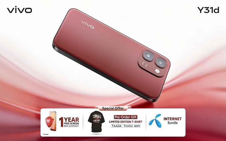 ফেস্টিভ রেডে লঞ্চ হলো ভিভো ওয়াই৩১ডি