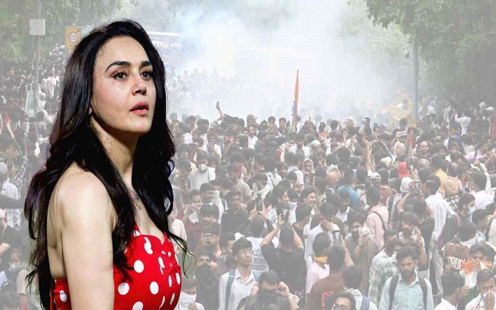দিল্লির আন্দোলন নিয়ে মুখ খুলে কটাক্ষের শিকার প্রীতি জিনতা