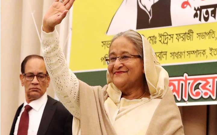 সোনার বাংলাদেশ গড়াই আমাদের লক্ষ্য: শেখ হাসিনা