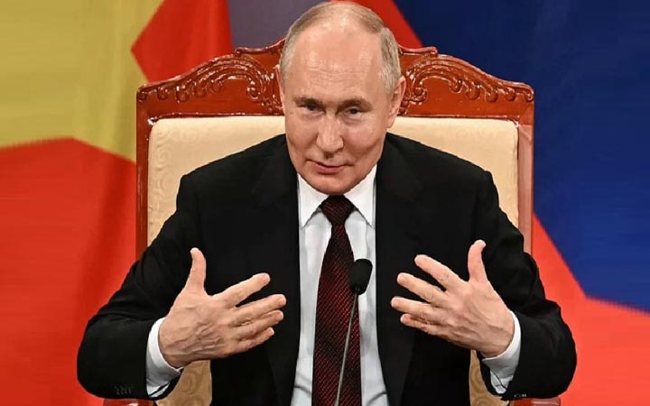 ইউক্রেনকে সমুদ্র থেকে বিচ্ছিন্ন করে দেওয়ার হুমকি পুতিনের