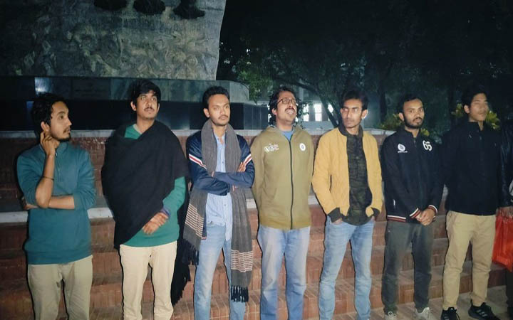 যৌথবাহিনীর হাতে আটক যুবদল নেতার মৃত্যুর ঘটনায় রাবিতে বিক্ষোভ