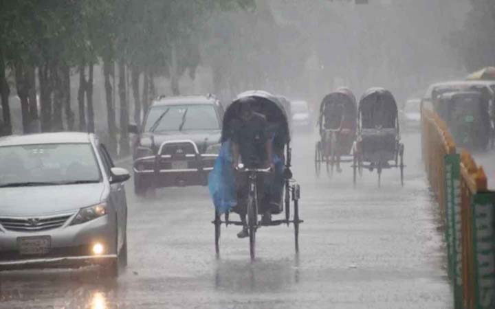 ২ বিভাগে ভারী বর্ষণের পূর্বাভাস
