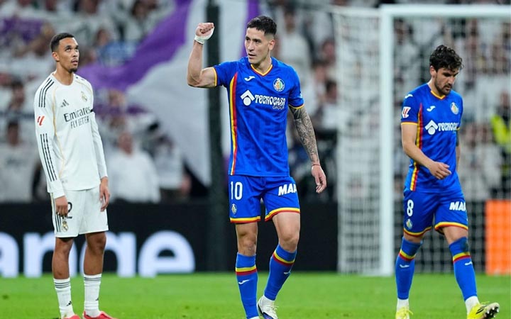 গেতাফের কাছে হেরে স্তব্ধ রিয়াল মাদ্রিদ