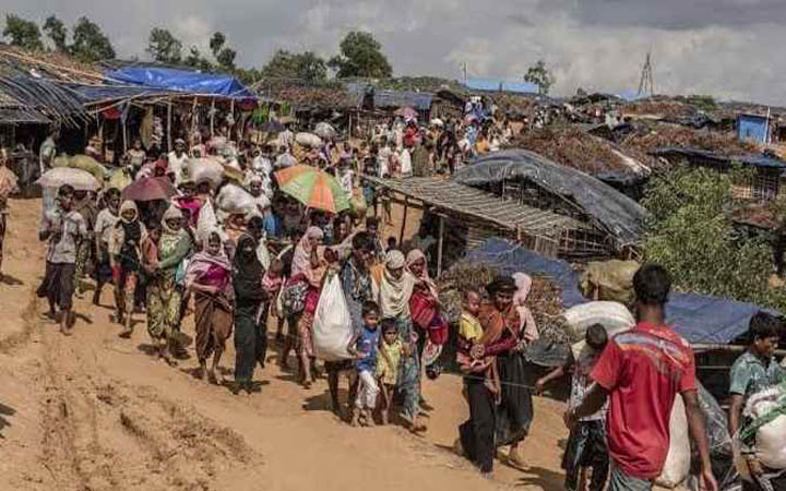 রোহিঙ্গা ক্যাম্পে গত বছর সংঘাতে নিহত ৬৫