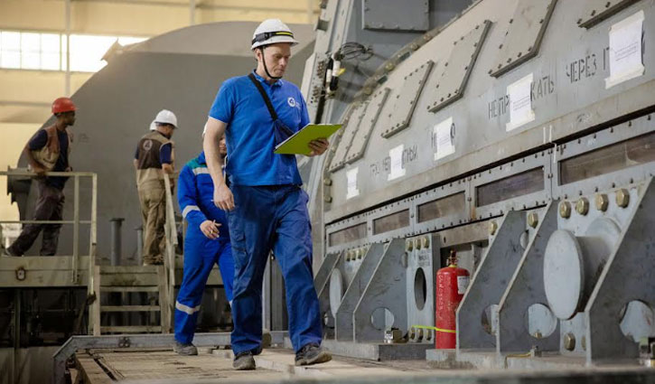 রূপপুর প্রকল্পের প্রথম ইউনিটে টার্বাইন স্থাপন সফল