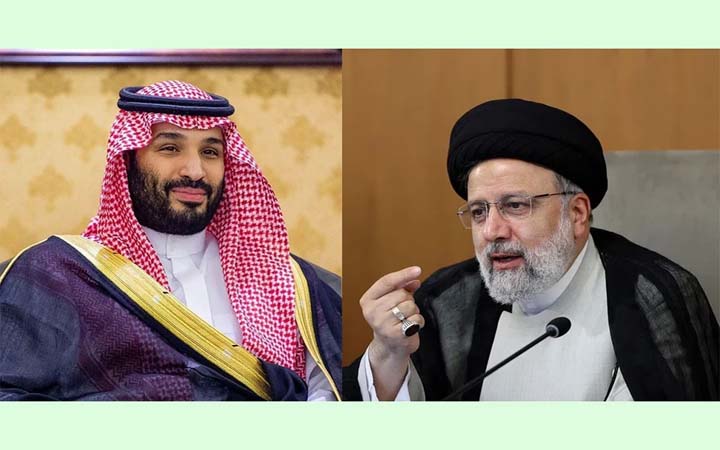 ফিলিস্তিন ইস্যুতে সৌদি যুবরাজ-ইরান প্রেসিডেন্টের টেলিফোন আলাপ