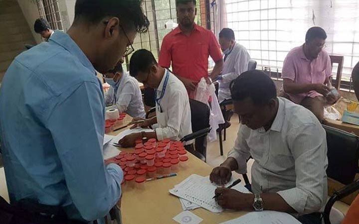 শাবিপ্রবিতে ডোপ টেস্টের মাধ্যমে ভর্তি হচ্ছেন শিক্ষার্থীরা