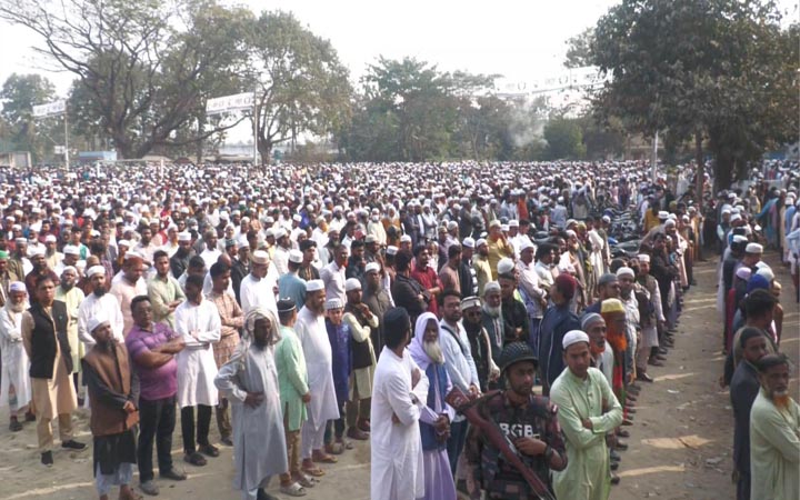 শেরপুরে জামায়াত প্রার্থী বাদলের জানাজা ও দাফন সম্পন্ন