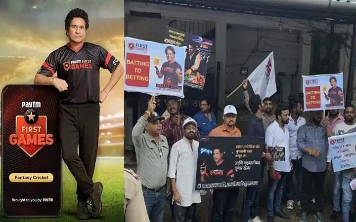 শচীনের বাড়ি ঘেরাও করে বিক্ষোভ