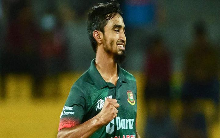 টি-টোয়েন্টিতে তানজিম হাসানের অভিষেক