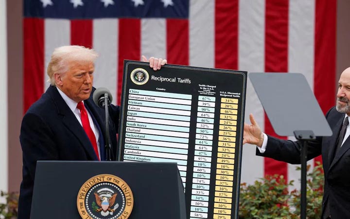 জাপান-কোরিয়ার পণ্যে ২৫ শতাংশ শুল্ক ঘোষণা ট্রাম্পের