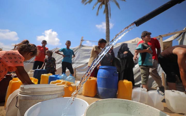 গাজার পানি সংকট নিরসনে পাইপলাইন বসাচ্ছে আরব আমিরাত