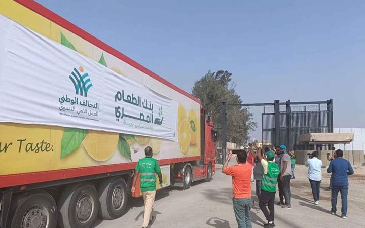 গাজায় পৌঁছেছে ত্রাণবাহী ৩৪ ট্রাক: জাতিসংঘ