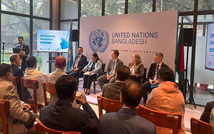 জাতীয় নির্বাচন নি‌য়ে রাজনৈতিক দলগুলোকে জাতিসংঘের ব্রিফিং